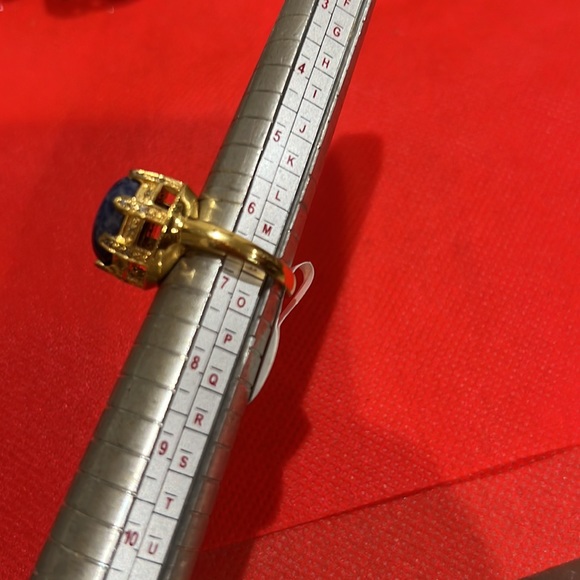 Just in- statement ring with lapis - Picture 5 of 6